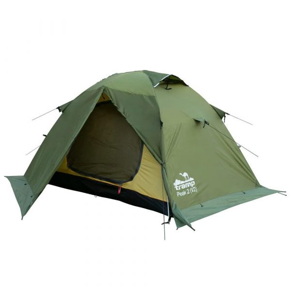 Палатка Tramp Peak 2 (V2) Зеленая (TRT-025-green)