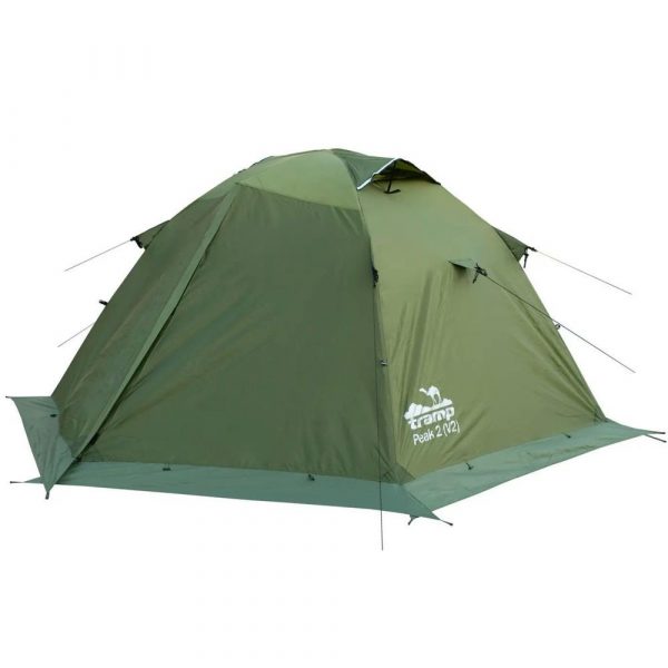 Палатка Tramp Peak 2 (V2) Зеленая (TRT-025-green)